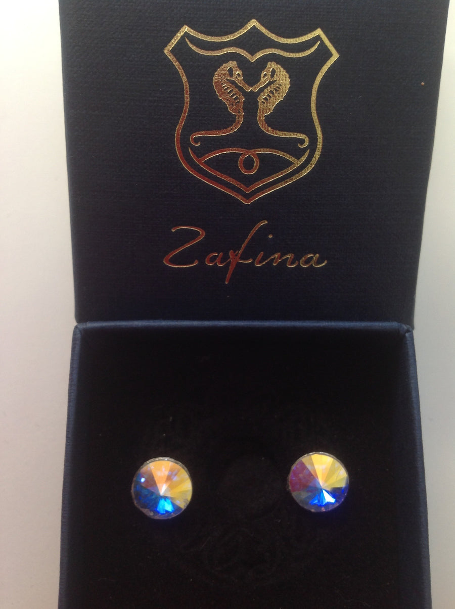 Swarovski Crystal & Pearl Earrings, Sterling Silver