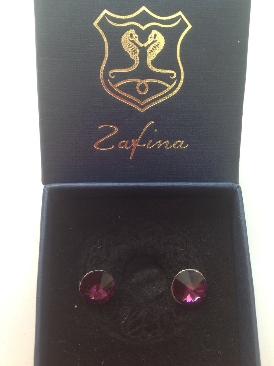 Swarovski Crystal & Pearl Earrings, Sterling Silver