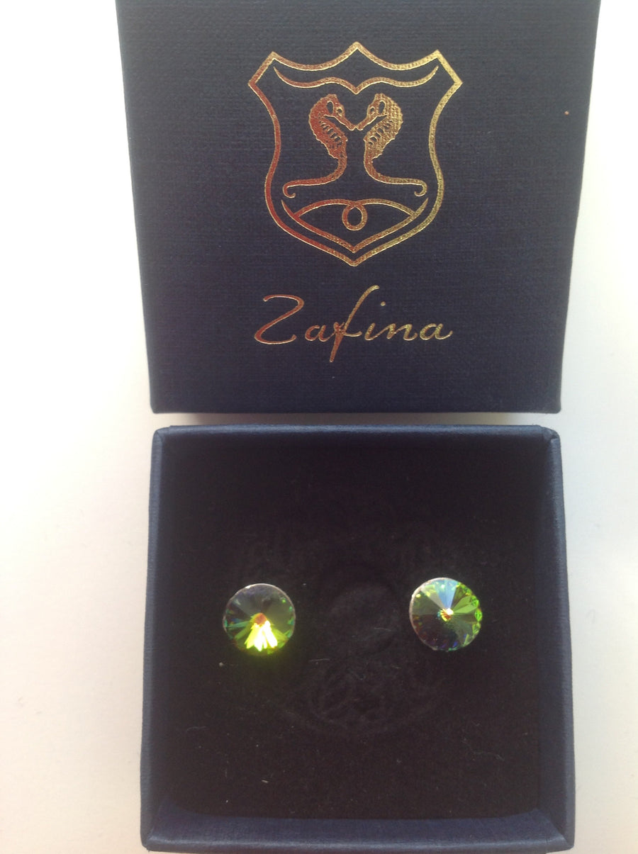 Swarovski Crystal & Pearl Earrings, Sterling Silver