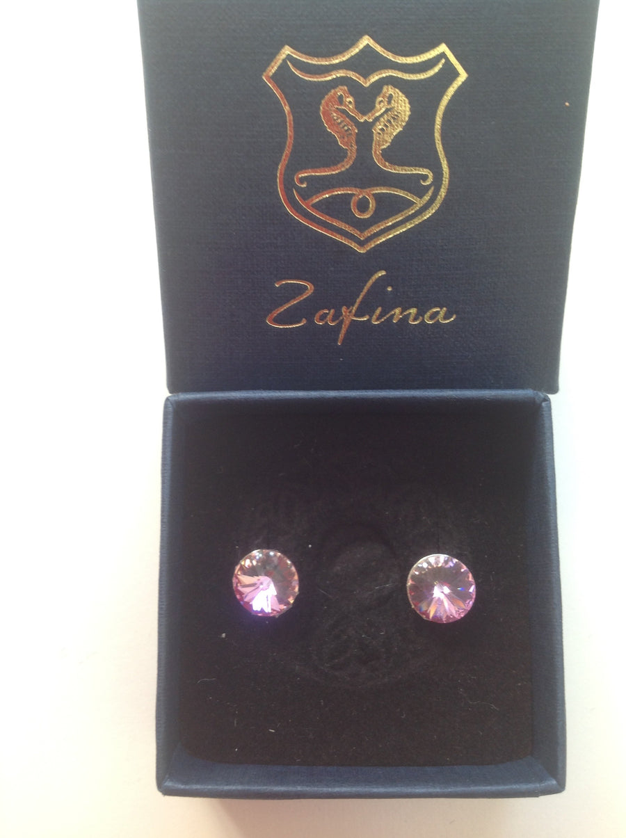 Swarovski Crystal & Pearl Earrings, Sterling Silver