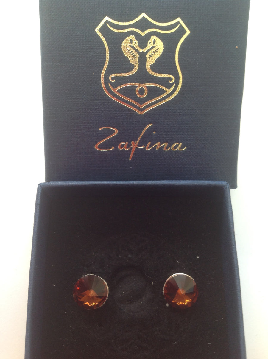 Swarovski Crystal & Pearl Earrings, Sterling Silver