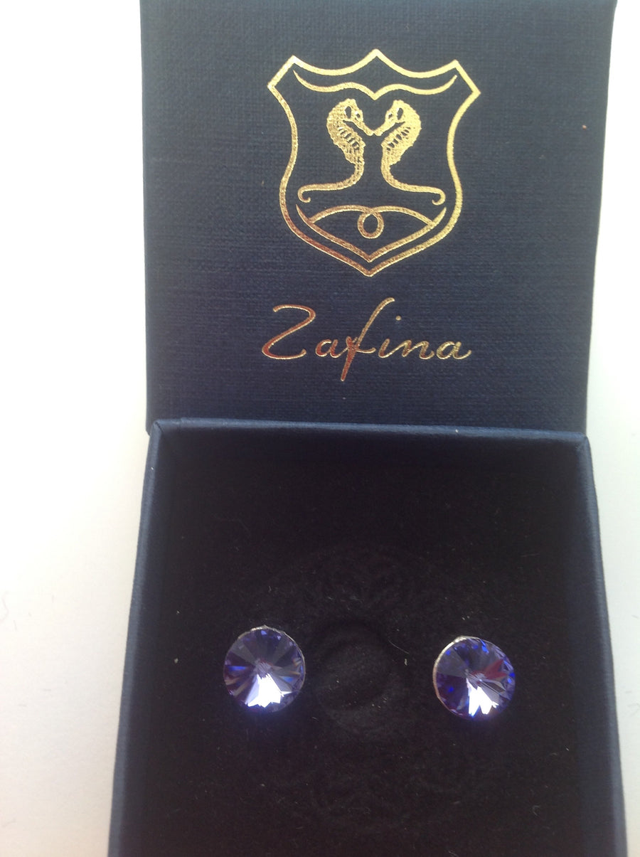 Swarovski Crystal & Pearl Earrings, Sterling Silver