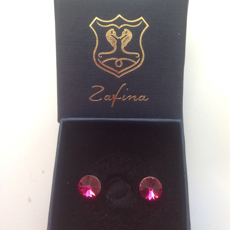 Swarovski Crystal & Pearl Earrings, Sterling Silver