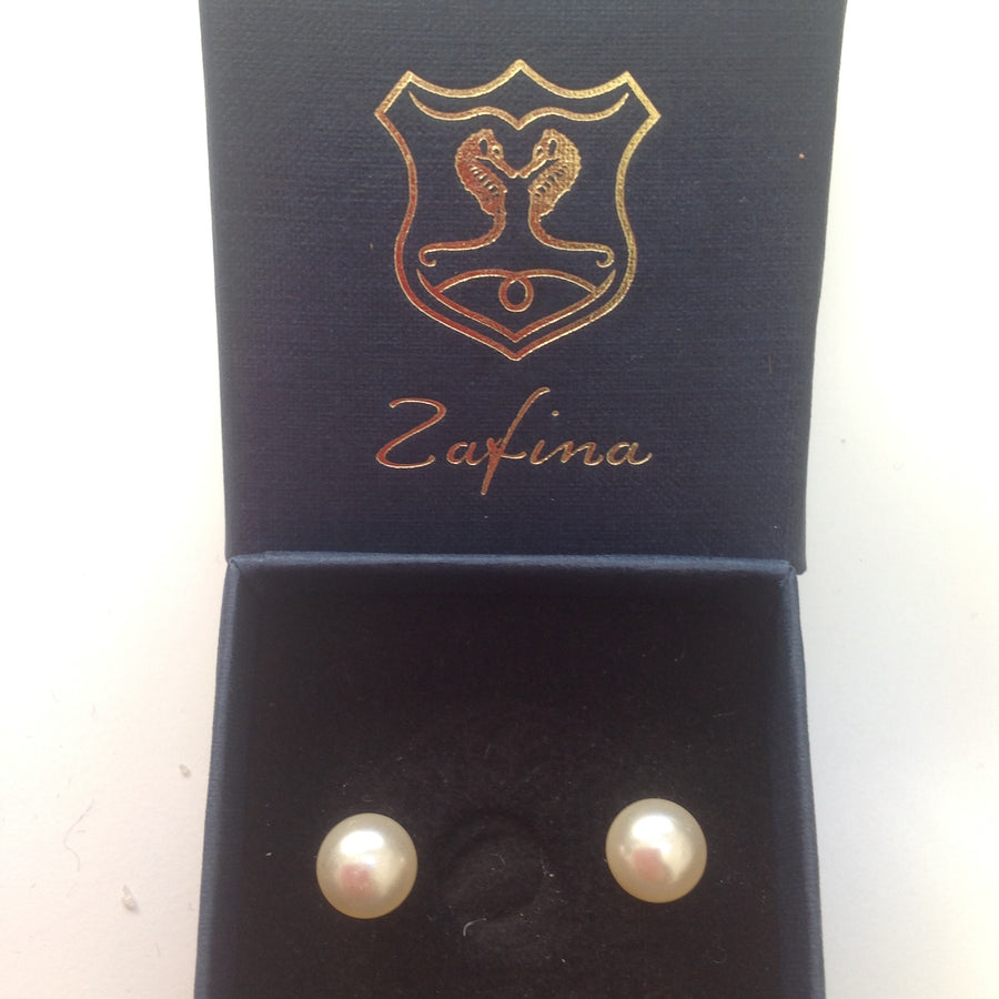 Swarovski Crystal & Pearl Earrings, Sterling Silver